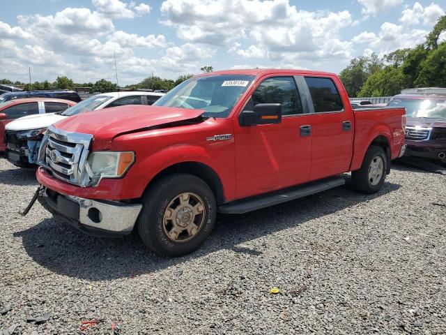 1FTEW1CM1BKD13915 - 2011 FORD F150 SUPERCREW RED photo 1