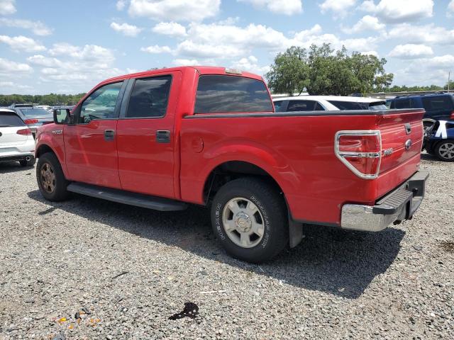 1FTEW1CM1BKD13915 - 2011 FORD F150 SUPERCREW RED photo 2