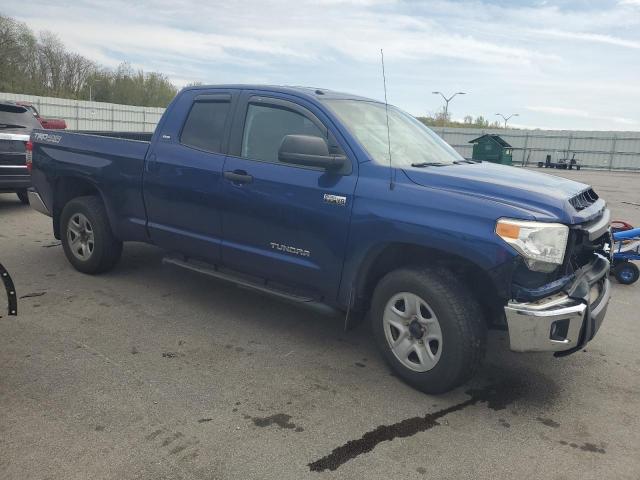 5TFUY5F14FX463234 - 2015 TOYOTA TUNDRA DOUBLE CAB SR/SR5 BLUE photo 4