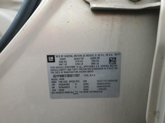 3GYFNBEY2BS611997 - 2011 CADILLAC SRX PERFORMANCE COLLECTION Brun photo 13