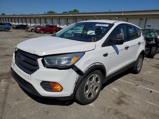 1FMCU0F71HUA78602 - 2017 FORD ESCAPE S WHITE photo 1