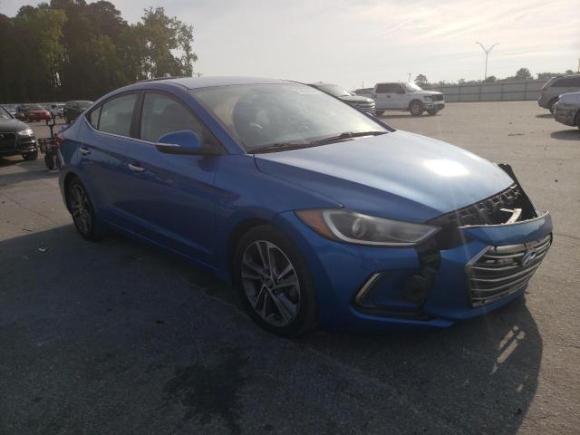 5NPD84LF9HH058964 - 2017 HYUNDAI ELANTRA SE BLUE photo 4