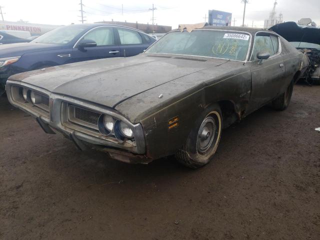 WH23G1G180536 - 1971 DODGE CHARGER BROWN photo 2