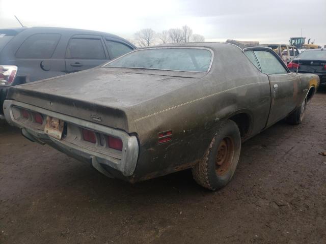 WH23G1G180536 - 1971 DODGE CHARGER BROWN photo 4