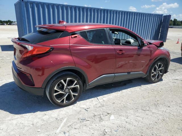 NMTKHMBX5KR069557 - 2019 TOYOTA C-HR XLE RED photo 3