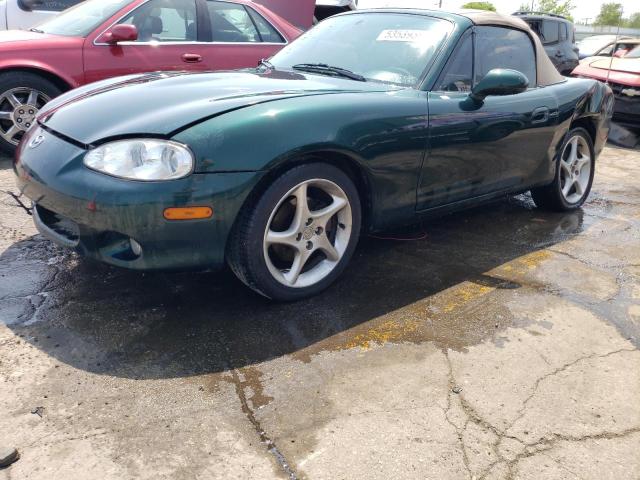 JM1NB353810205653 - 2001 MAZDA MX-5 MIATA BASE GREEN photo 1