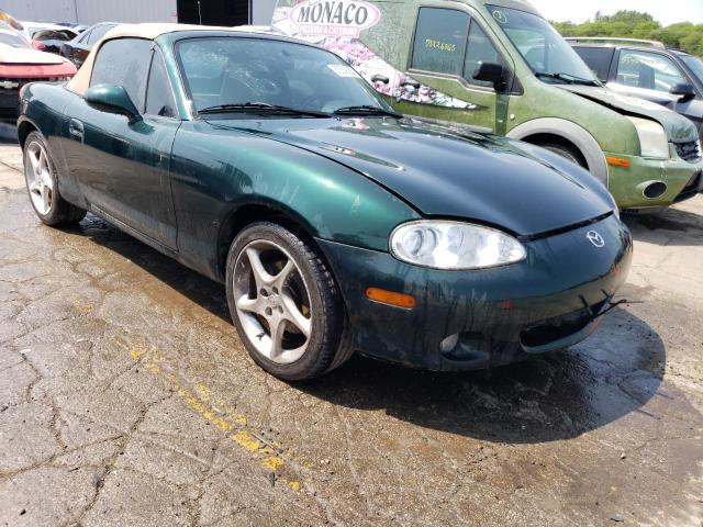 JM1NB353810205653 - 2001 MAZDA MX-5 MIATA BASE GREEN photo 4