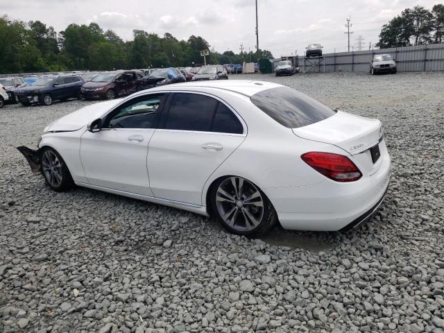 55SWF4HB4GU164707 - 2016 MERCEDES-BENZ C 350E WHITE photo 2