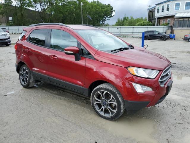 MAJ6P1UL2JC223470 - 2018 FORD ECOSPORT SE Rojo foto 4