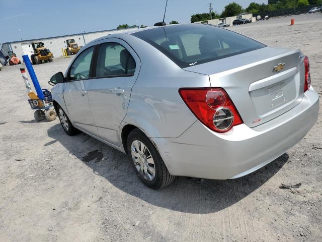 1G1JA5SH6F4128903 - 2015 CHEVROLET SONIC LS SILVER photo 2