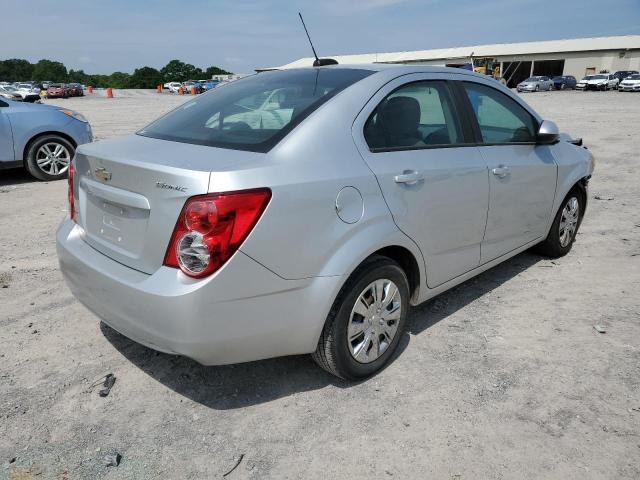 1G1JA5SH6F4128903 - 2015 CHEVROLET SONIC LS SILVER photo 3