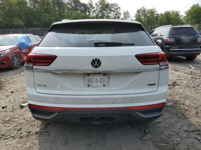 1V2KE2CA1MC230210 - 2021 VOLKSWAGEN ATLAS CROS SE Белый фото 6