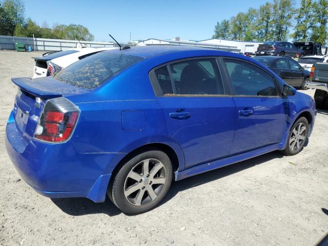3N1AB6APXCL685714 - 2012 NISSAN SENTRA 2.0 BLUE photo 3
