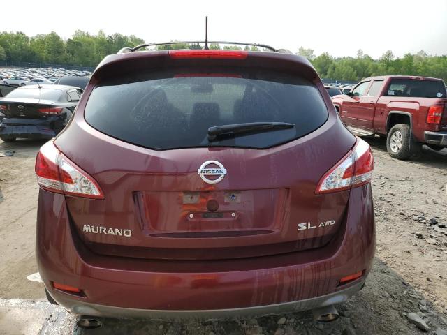 JN8AZ1MW2CW213147 - 2012 NISSAN MURANO S BURGUNDY photo 6