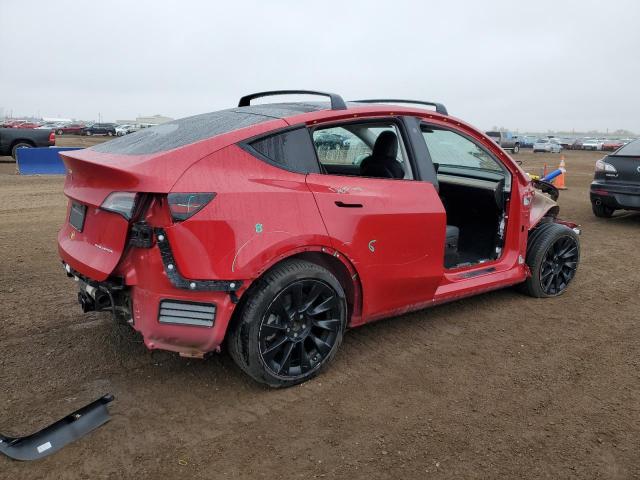 5YJYGDEE9MF129582 - 2021 TESLA MODEL Y 红色 照片 3