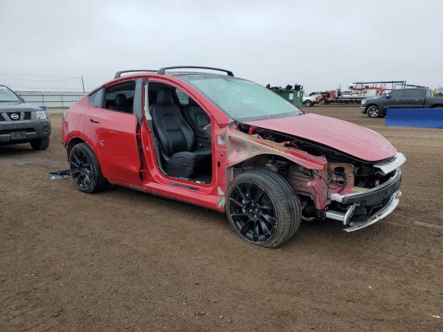 5YJYGDEE9MF129582 - 2021 TESLA MODEL Y 红色 照片 4