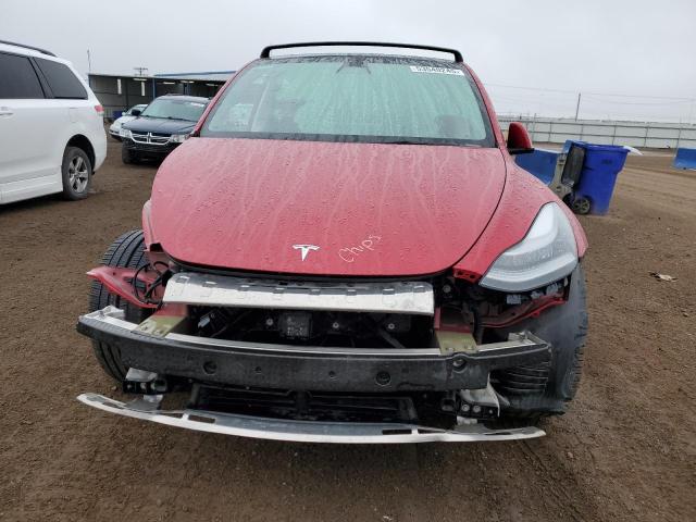 5YJYGDEE9MF129582 - 2021 TESLA MODEL Y 红色 照片 5
