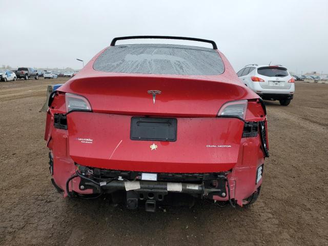 5YJYGDEE9MF129582 - 2021 TESLA MODEL Y 红色 照片 6