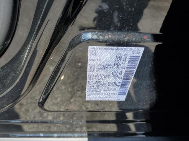 5N1DR2MN0JC643551 - 2018 NISSAN PATHFINDER S 黑色 照片 13