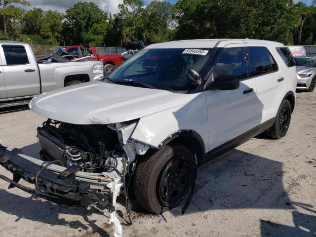 1FM5K8AR5HGC34533 - 2017 FORD EXPLORER POLICE INTERCEPTOR WHITE photo 1