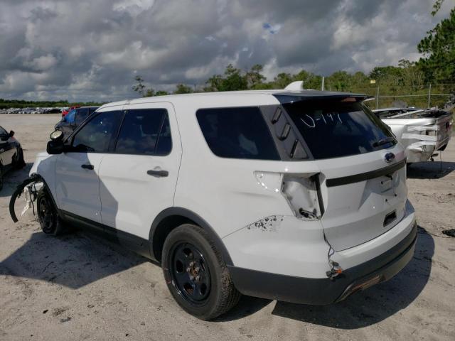 1FM5K8AR5HGC34533 - 2017 FORD EXPLORER POLICE INTERCEPTOR WHITE photo 2