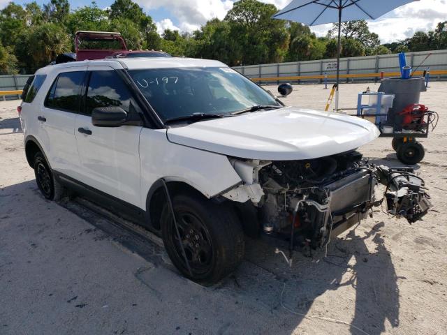 1FM5K8AR5HGC34533 - 2017 FORD EXPLORER POLICE INTERCEPTOR WHITE photo 4