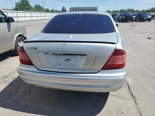 WDBNG70J64A386554 - 2004 MERCEDES-BENZ S 430 SILVER photo 6