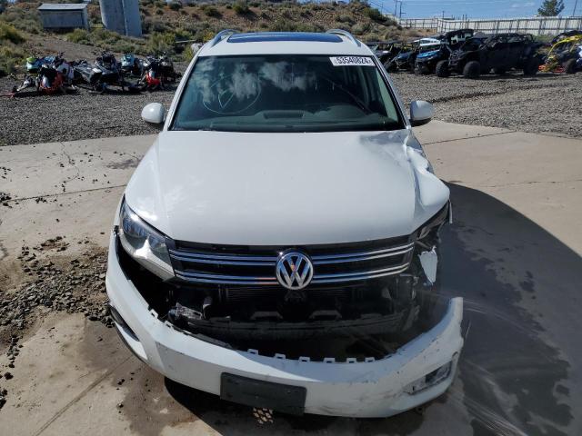 WVGBV7AX4FW518824 - 2015 VOLKSWAGEN TIGUAN S WHITE photo 5