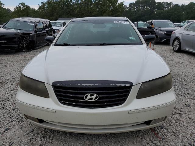 KMHFC46FX7A234070 - 2007 HYUNDAI AZERA SE WHITE photo 5