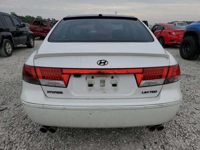 KMHFC46FX7A234070 - 2007 HYUNDAI AZERA SE WHITE photo 6