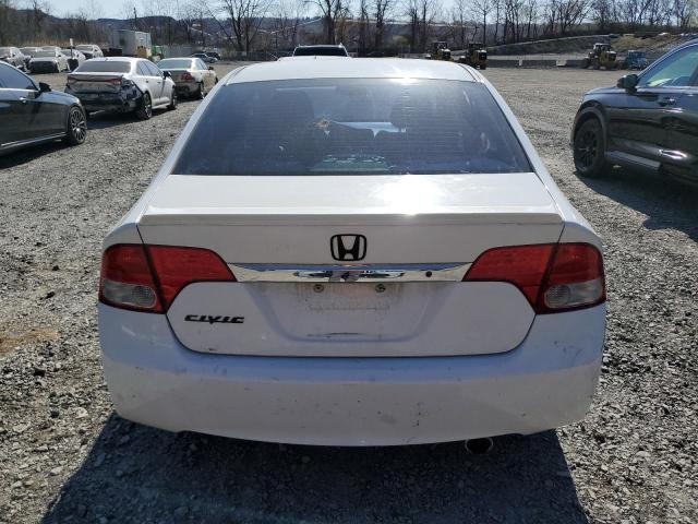 2HGFA1F67AH548195 - 2010 HONDA CIVIC LX-S თეთრი ფოტო 6