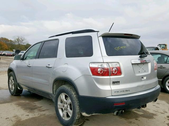 1GKER23D89J125734 - 2009 GMC ACADIA SLT-1  photo 3