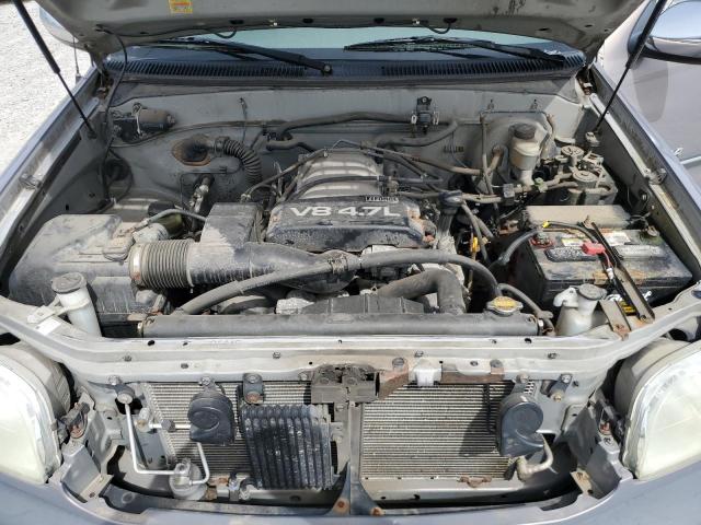 5TBBT44132S331903 - 2002 TOYOTA TUNDRA ACCESS CAB ვერცხლისფერი ფოტო 11