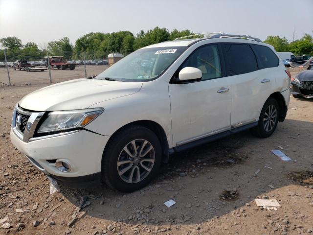 5N1AR2MM2DC627494 - 2013 NISSAN PATHFINDER S WHITE photo 1