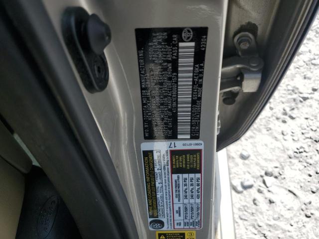 4T1BK1EB9DU071579 - 2013 TOYOTA AVALON BASE BEIGE photo 12