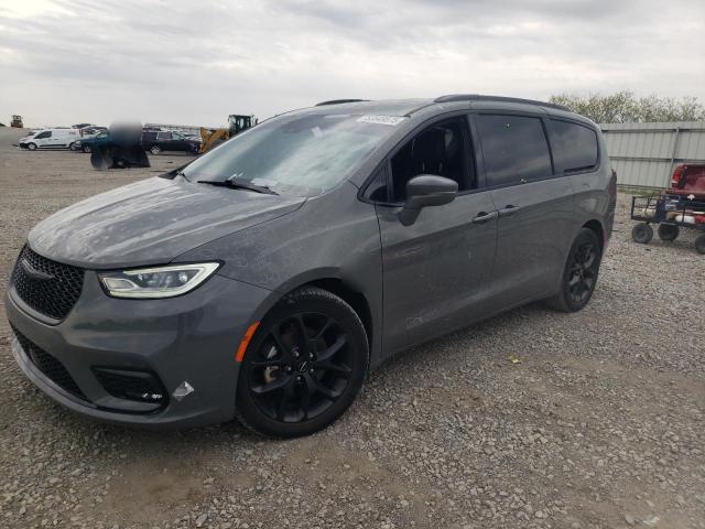 2C4RC1BG2MR592687 - 2021 CHRYSLER PACIFICA TOURING L GRAY photo 1