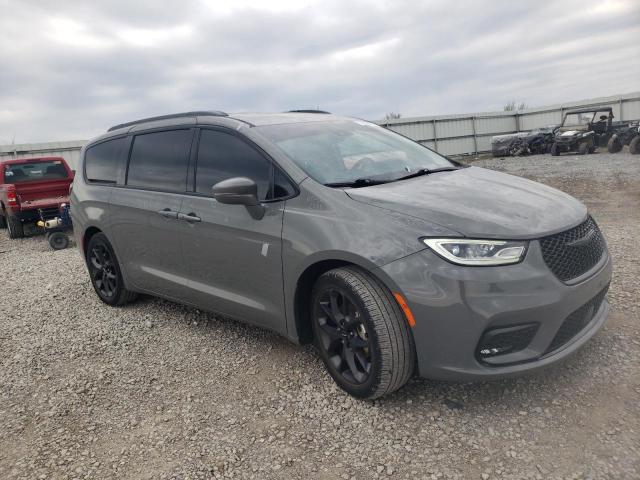 2C4RC1BG2MR592687 - 2021 CHRYSLER PACIFICA TOURING L GRAY photo 4