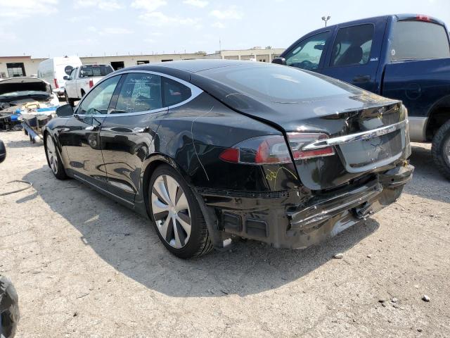 5YJSA1E22LF416093 - 2020 TESLA MODEL S Սև լուսանկար 2