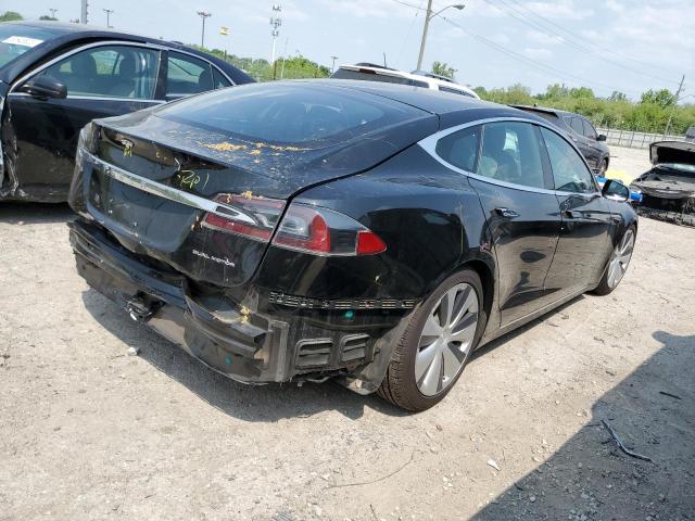 5YJSA1E22LF416093 - 2020 TESLA MODEL S Սև լուսանկար 3