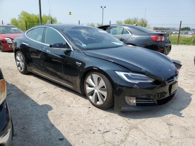 5YJSA1E22LF416093 - 2020 TESLA MODEL S Սև լուսանկար 4