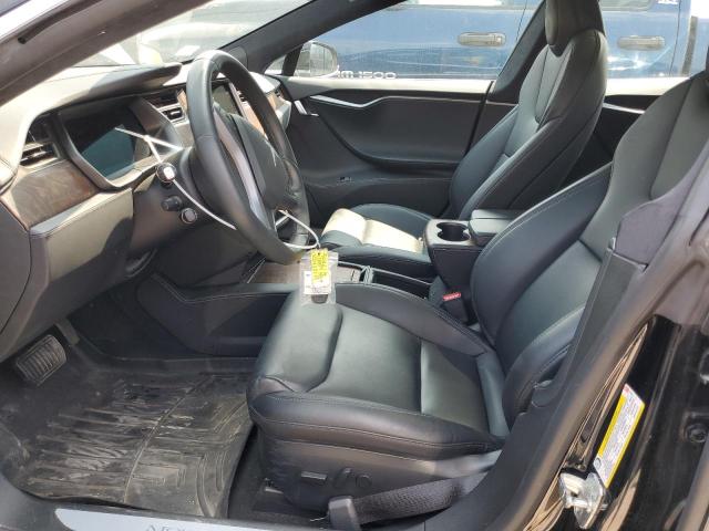 5YJSA1E22LF416093 - 2020 TESLA MODEL S Սև լուսանկար 7