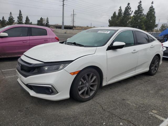 19XFC1F75LE202582 - 2020 HONDA CIVIC EXL WHITE photo 1