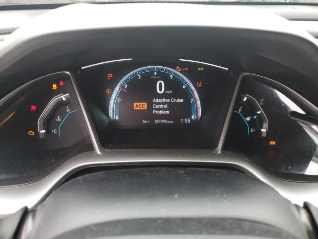 19XFC1F75LE202582 - 2020 HONDA CIVIC EXL WHITE photo 9