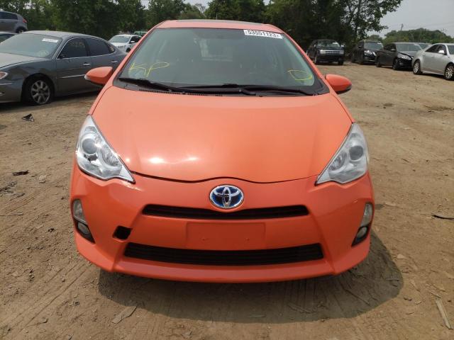 JTDKDTB30D1049608 - 2013 TOYOTA PRIUS C ORANGE photo 5