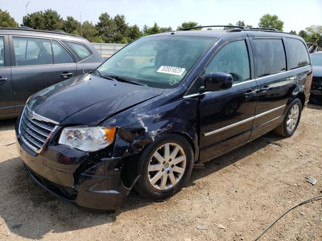 2A4RR8D14AR392545 - 2010 CHRYSLER TOWN & COU TOURING PLUS BLUE photo 1