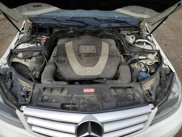 WDDGF8BB1CR195557 - 2012 MERCEDES-BENZ C300 300 4MATIC WHITE photo 11