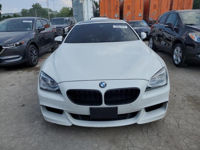 WBA6B8C57FD452973 - 2015 BMW 640 XI GRAN COUPE WHITE photo 5