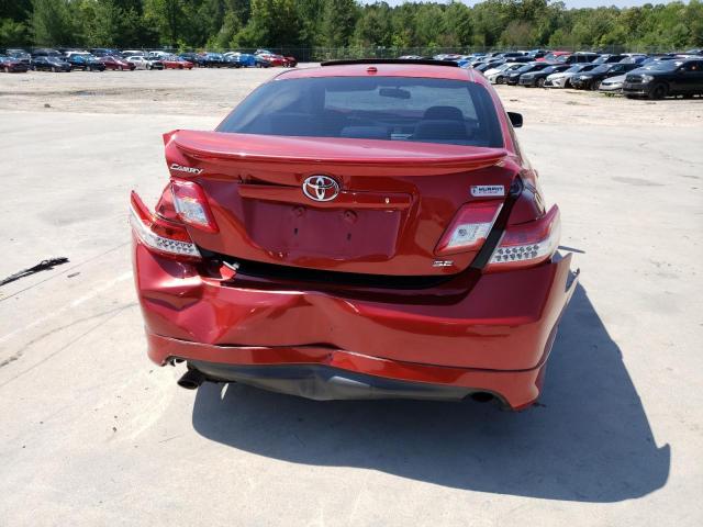 4T1BF3EK0BU732557 - 2011 TOYOTA CAMRY BASE RED photo 6