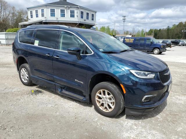 2C4RC1BG4MR602426 - 2021 CHRYSLER PACIFICA TOURING L ლურჯი ფოტო 4