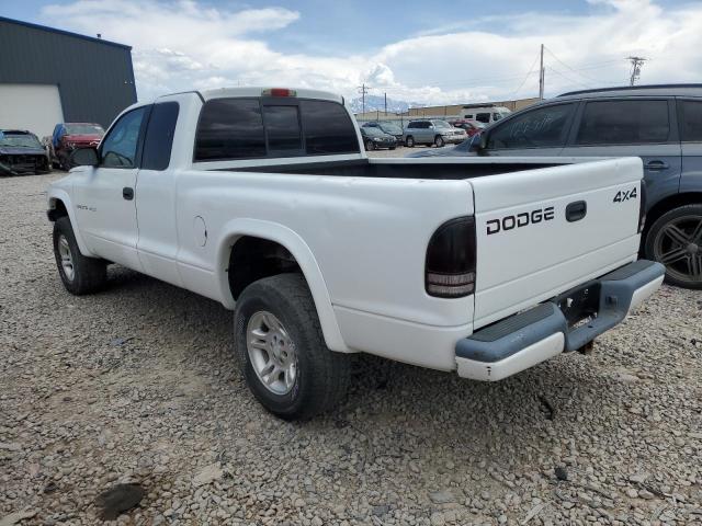 1B7GG32N12S541876 - 2002 DODGE DAKOTA SPORT WHITE photo 2